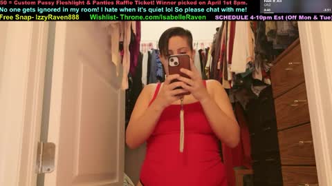 IsabelleRaven online show from March 30, 6:07 pm