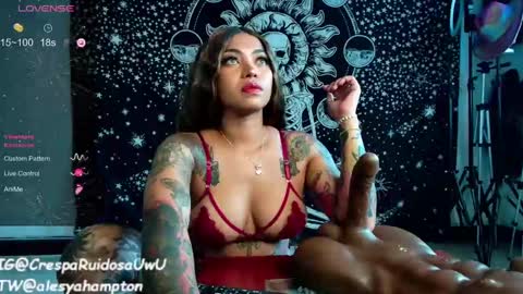 Snapshot of alesyahampton chatting on January 30, 7:59 pm Crespa Ruidosa online show from January 30, 7:59 pm