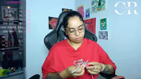 Snapshot of alesyahampton chatting on September 19, 3:27 am Crespa Ruidosa online show from September 19, 3:27 am