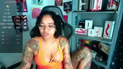Snapshot of alesyahampton chatting on March 3, 2:10 pm Crespa Ruidosa online show from March 3, 2:10 pm