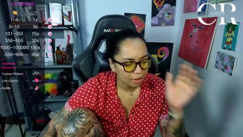 Snapshot of alesyahampton chatting on October 11, 11:18 pm Crespa Ruidosa online show from October 11, 11:18 pm