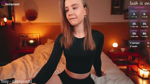 Snapshot of alexispeach chatting on January 7, 11:03 pm Alexis--  online show from January 7, 11:03 pm