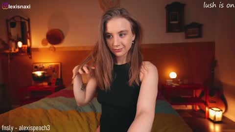 Snapshot of alexispeach chatting on February 2, 7:04 pm Alexis--  online show from February 2, 7:04 pm