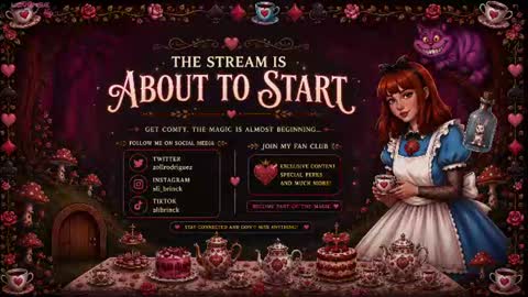 Alice Brinck online show from July 22, 11:50 pm