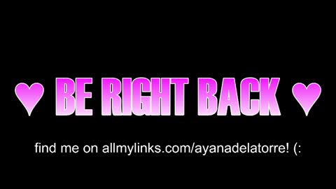 Ayana Delatorre online show from May 9, 11:07 pm