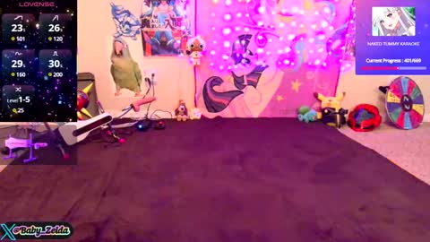 Snapshot of babyzelda chatting on February 28, 3:48 am BabyZelda online show from February 28, 3:48 am