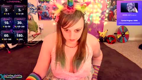 Snapshot of babyzelda chatting on February 19, 12:44 pm BabyZelda online show from February 19, 12:44 pm