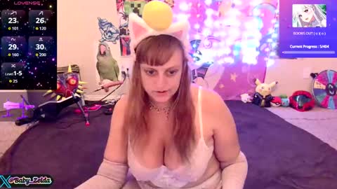 Snapshot of babyzelda chatting on October 4, 3:34 am BabyZelda online show from October 4, 3:34 am