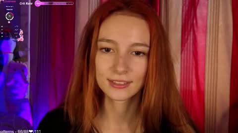 Snapshot of berrryjelly chatting on October 5, 6:51 am Hi Im NikaComing back online on Monday 3 online show from October 5, 6:51 am