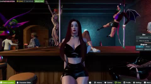 Snapshot of dafne_houston chatting on October 14, 4:09 pm DAFNE online show from October 14, 4:09 pm