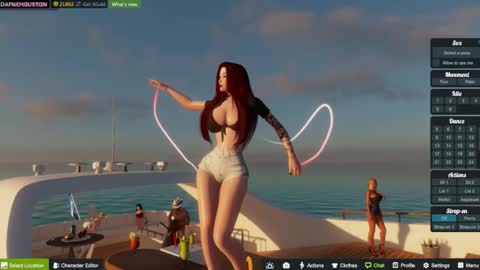 Snapshot of dafne_houston chatting on October 8, 10:14 pm DAFNE online show from October 8, 10:14 pm