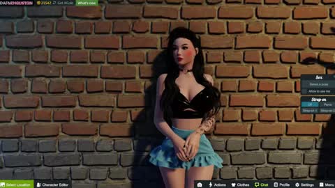 Snapshot of dafne_houston chatting on October 3, 7:08 pm DAFNE online show from October 3, 7:08 pm