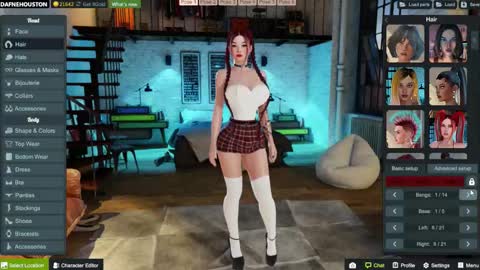 Snapshot of dafne_houston chatting on October 5, 9:09 pm DAFNE online show from October 5, 9:09 pm