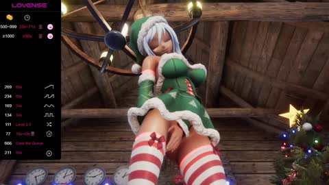 Snapshot of elfielovevt chatting on December 18, 5:52 pm Elfie Love online show from December 18, 5:52 pm
