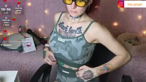 Snapshot of ginger_stay chatting on February 5, 9:40 pm Ginger online show from February 5, 9:40 pm