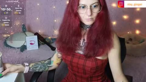 Snapshot of ginger_stay chatting on January 12, 8:36 am Ginger online show from January 12, 8:36 am