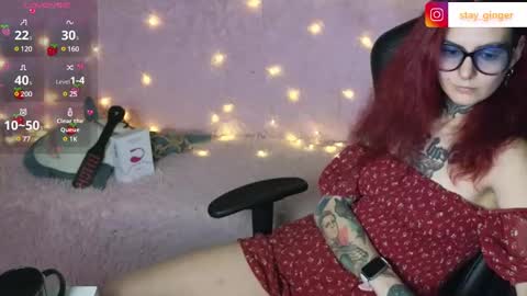 Snapshot of ginger_stay chatting on March 8, 7:13 am Ginger online show from March 8, 7:13 am