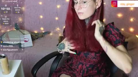 Snapshot of ginger_stay chatting on January 9, 9:47 pm Ginger online show from January 9, 9:47 pm