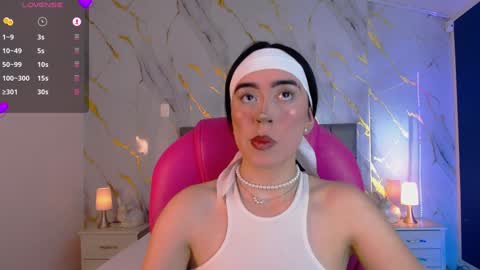 Snapshot of julieta_de_los_angeles chatting on January 10, 3:18 am Julieta online show from January 10, 3:18 am
