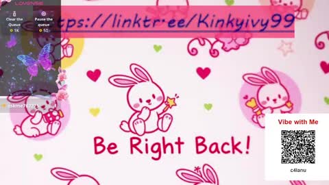 kinkyivy99 online show from May 18, 6:25 pm