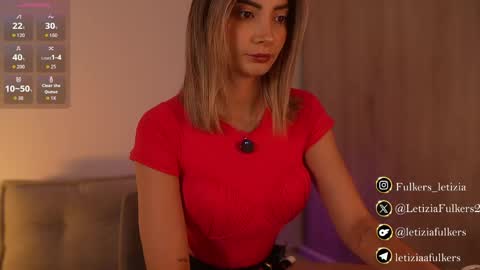 Letizia Fulkers online show from April 22, 2:36 pm