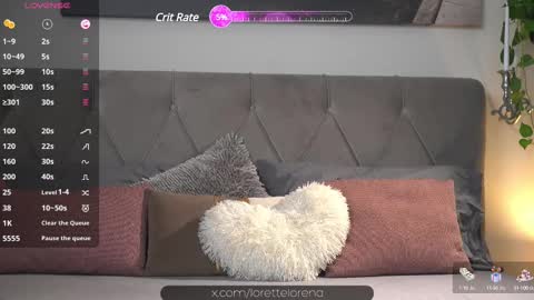 LoretteLorena online show from February 13, 8:13 pm