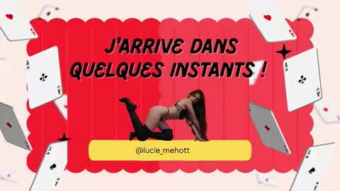 Lucie hot follow me on  online show from November 18, 7:15 pm