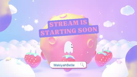 MakiyahBelle online show from July 27, 4:20 am