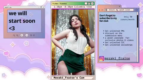 Snapshot of meraki_fraise chatting on January 18, 7:04 pm online show from January 18, 7:04 pm
