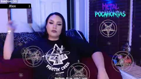 Snapshot of metalpocahotass chatting on September 21, 1:15 am MetalPocahotass online show from September 21, 1:15 am