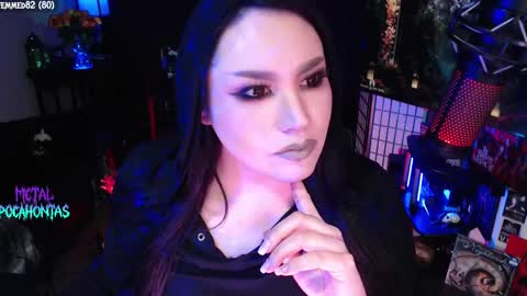 Snapshot of metalpocahotass chatting on March 9, 3:11 am MetalPocahotass online show from March 9, 3:11 am