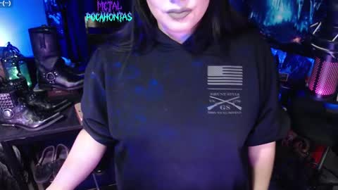 Snapshot of metalpocahotass chatting on March 1, 3:10 am MetalPocahotass online show from March 1, 3:10 am