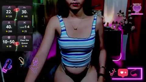 Snapshot of naughty_asian669 chatting on October 19, 9:44 am Melody slut online show from October 19, 9:44 am