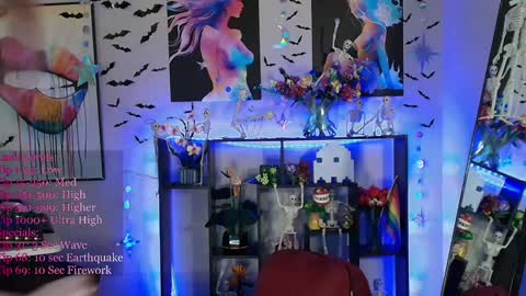 Snapshot of novaharper chatting on October 8, 3:55 am Nova Harper online show from October 8, 3:55 am