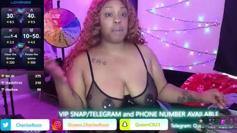 Queen Cherise Roze online show from December 29, 6:05 pm