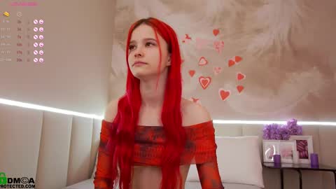 Snapshot of rina_red_ chatting on February 13, 1:40 am Rina online show from February 13, 1:40 am