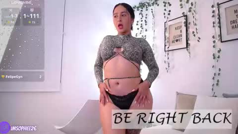 Snapshot of s0phie_26 chatting on October 1, 2:38 am Sofia Independent Model online show from October 1, 2:38 am
