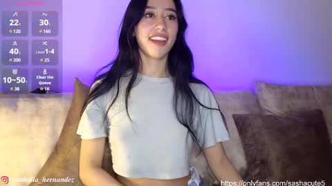 Snapshot of sashacute_ chatting on March 11, 6:41 am Sasha online show from March 11, 6:41 am