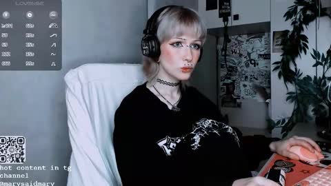 Snapshot of say_mary chatting on October 13, 12:02 am pronoun she. name Mary. age 21. online show from October 13, 12:02 am