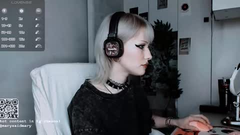 Snapshot of say_mary chatting on October 14, 12:13 am pronoun she. name Mary. age 21. online show from October 14, 12:13 am