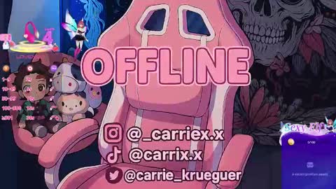 Carrie online show from March 19, 9:35 am