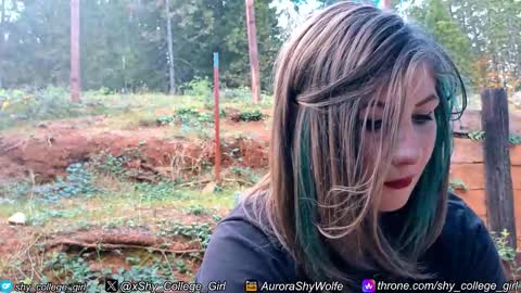 Snapshot of shy_college_girl chatting on October 11, 7:49 pm Aurora Wolfe Shy College Girl Top 16 of all OF Creators online show from October 11, 7:49 pm