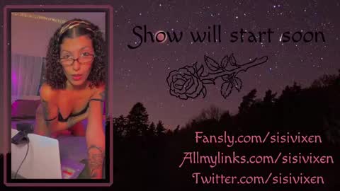 Snapshot of sisivixen chatting on October 8, 12:15 am s i e r r a online show from October 8, 12:15 am