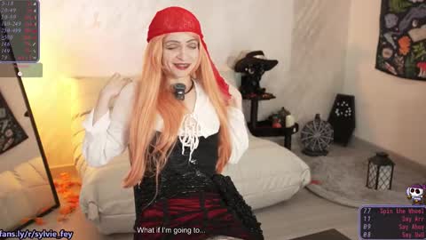 Snapshot of sylvie_fey chatting on September 19, 9:14 pm Sylvie online show from September 19, 9:14 pm