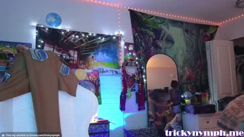 Snapshot of tricky_nymph chatting on January 23, 2:12 am Cassie online show from January 23, 2:12 am