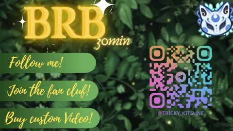 trickykitsune online show from April 27, 3:53 pm