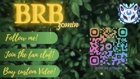 trickykitsune online show from April 26, 3:32 pm