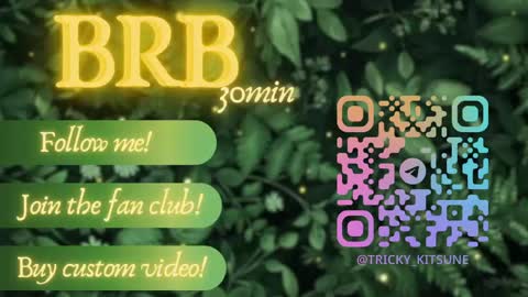 trickykitsune online show from April 25, 3:09 pm