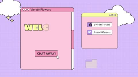 Violet Flowers online show from December 30, 9:29 pm