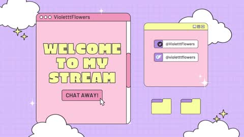Violet Flowers online show from September 13, 5:43 pm
